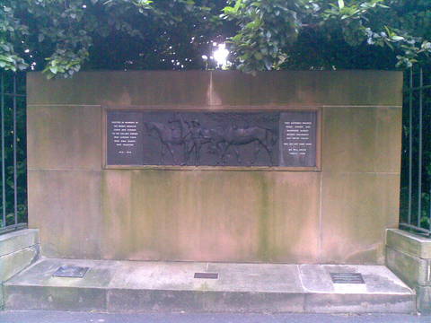 Normal desert mounted corps horse memorial