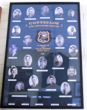 Normal cottesloe surf life saving club honour roll