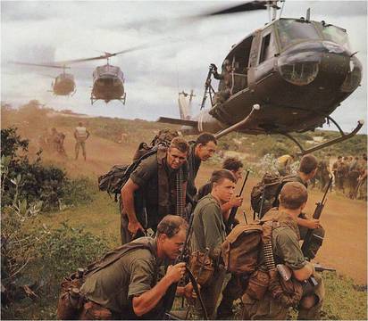 Normal vietnam helo pick up