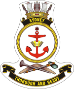 Big thumb hmas sydney crest